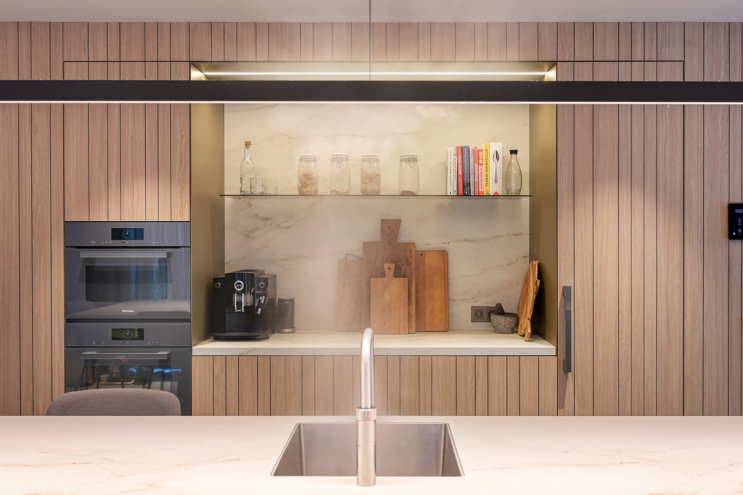 Luxe houten keuken Luxe houten keuken